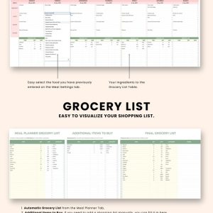 Ultimate Meal Prep Spreadsheet